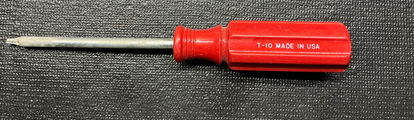 Vintage Craftsman Red Handle T10 Torx Driver 41760 USA