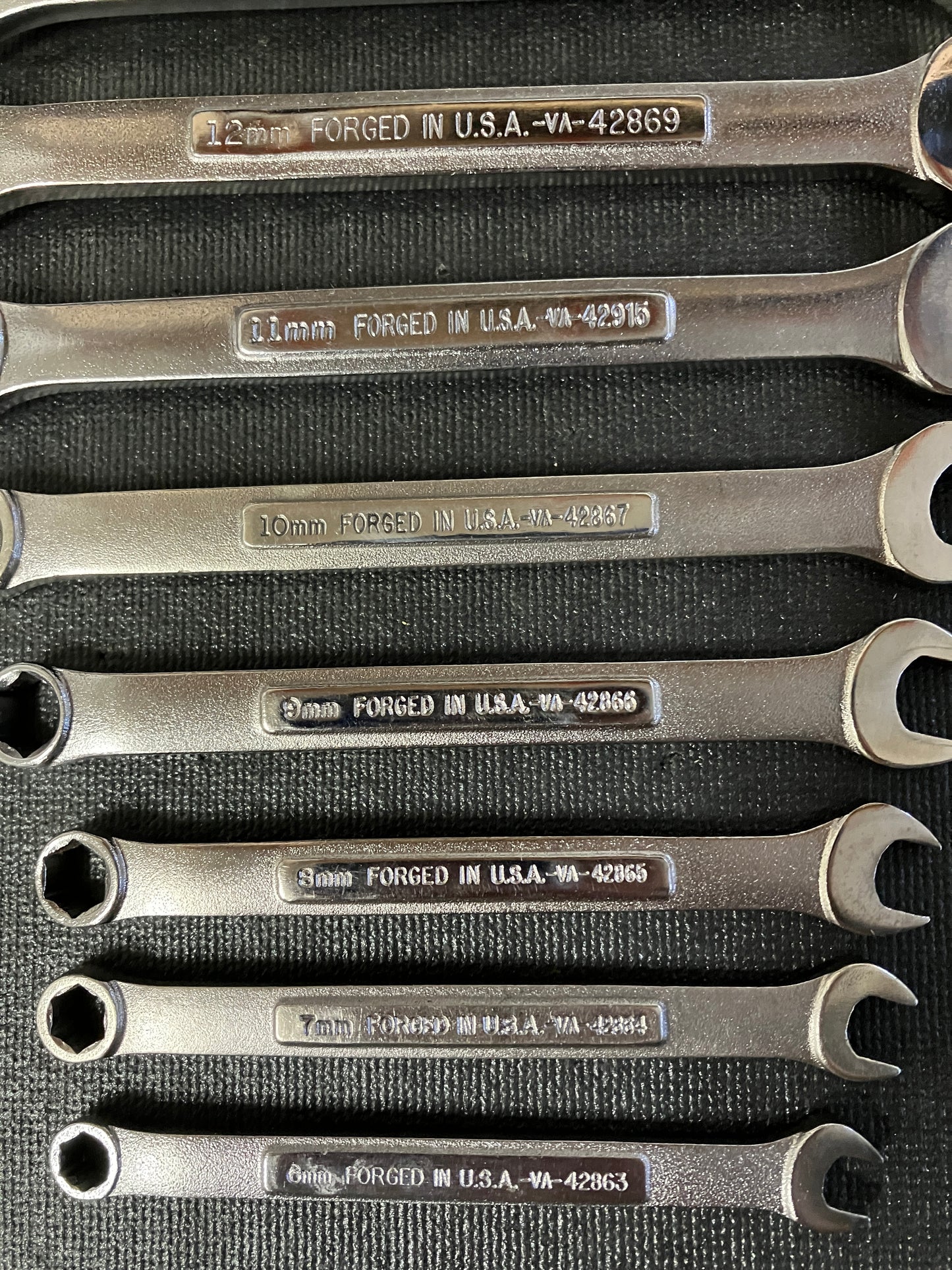 Vintage Craftsman 28pc 6 Point Combination Wrench Set -VA- USA