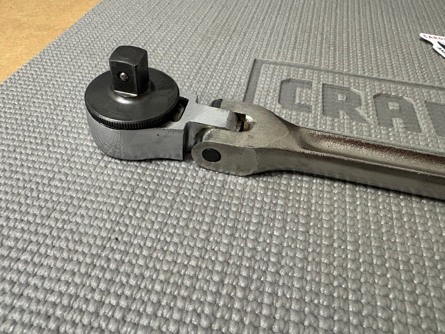 Rare Sears Craftsman 1/2" Drive RHFT Flex Head Ratchet 44983 VVG USA Round Head Fine Tooth