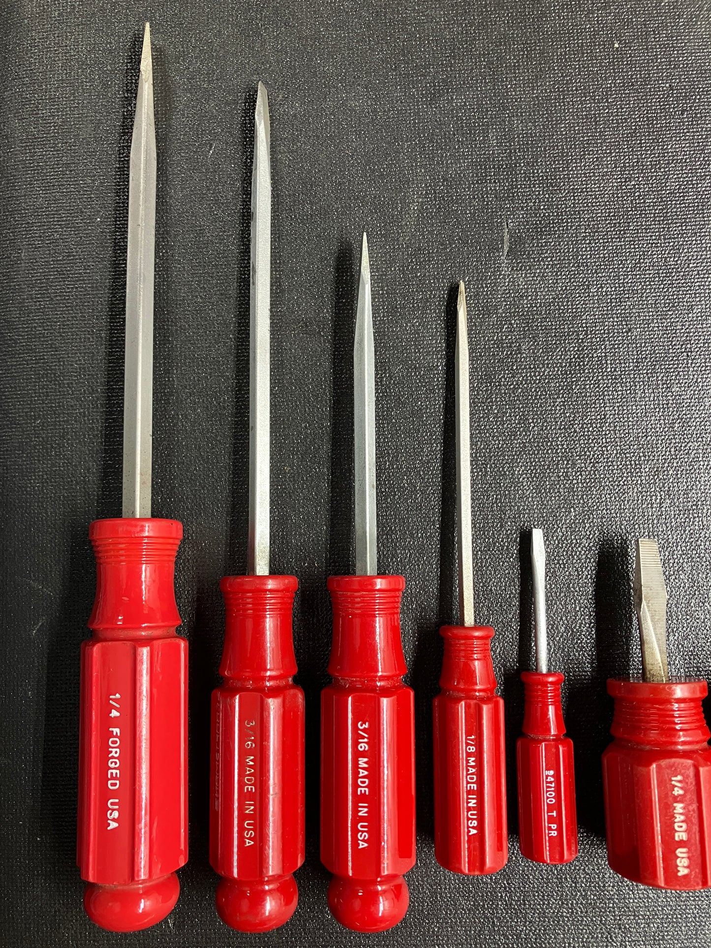 Vintage Craftsman 14pc Red Screwdriver Bundle USA