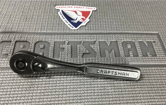 Rare Sears Craftsman 3/8” Drive Black Oxide Ratchet 44837 VM USA