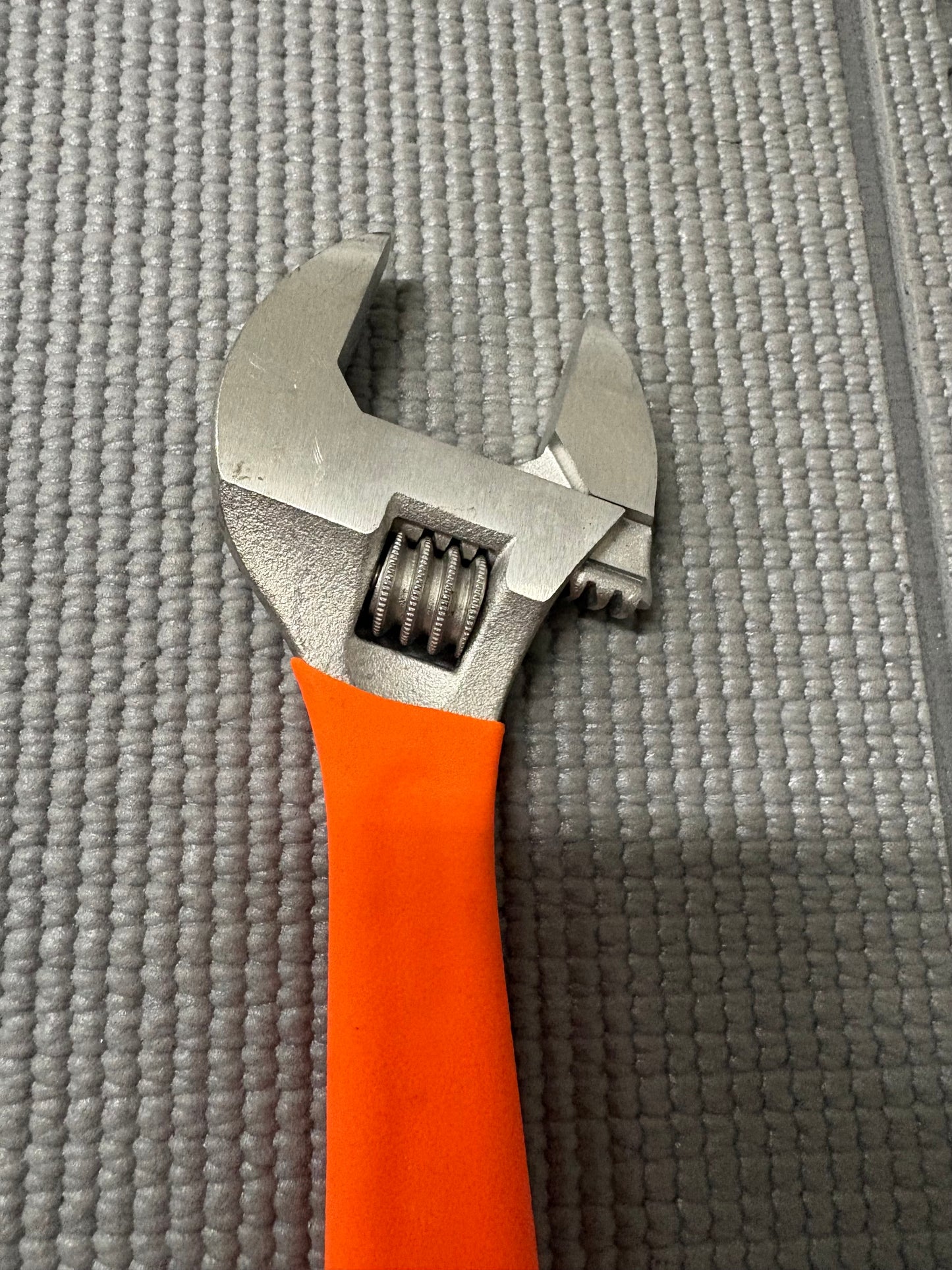 Sears Craftsman Orange Hi Viz 8" Adjustable Wrench 44603 WF USA Like New!