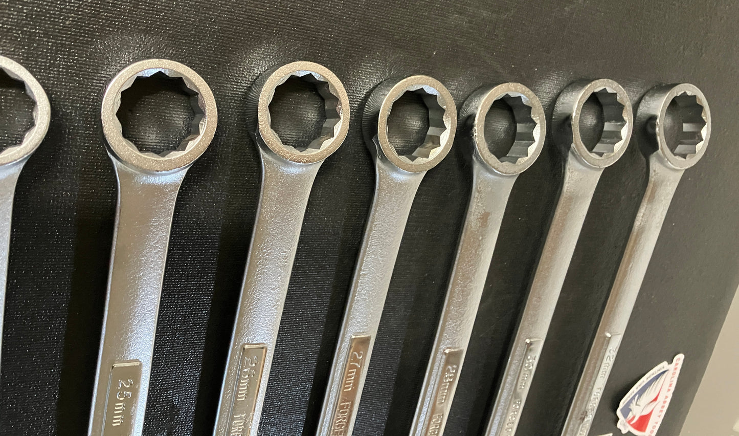 Vintage Craftsman 7pc Jumbo Metric Combination Wrench Set 24-32mm -V- -VV- USA