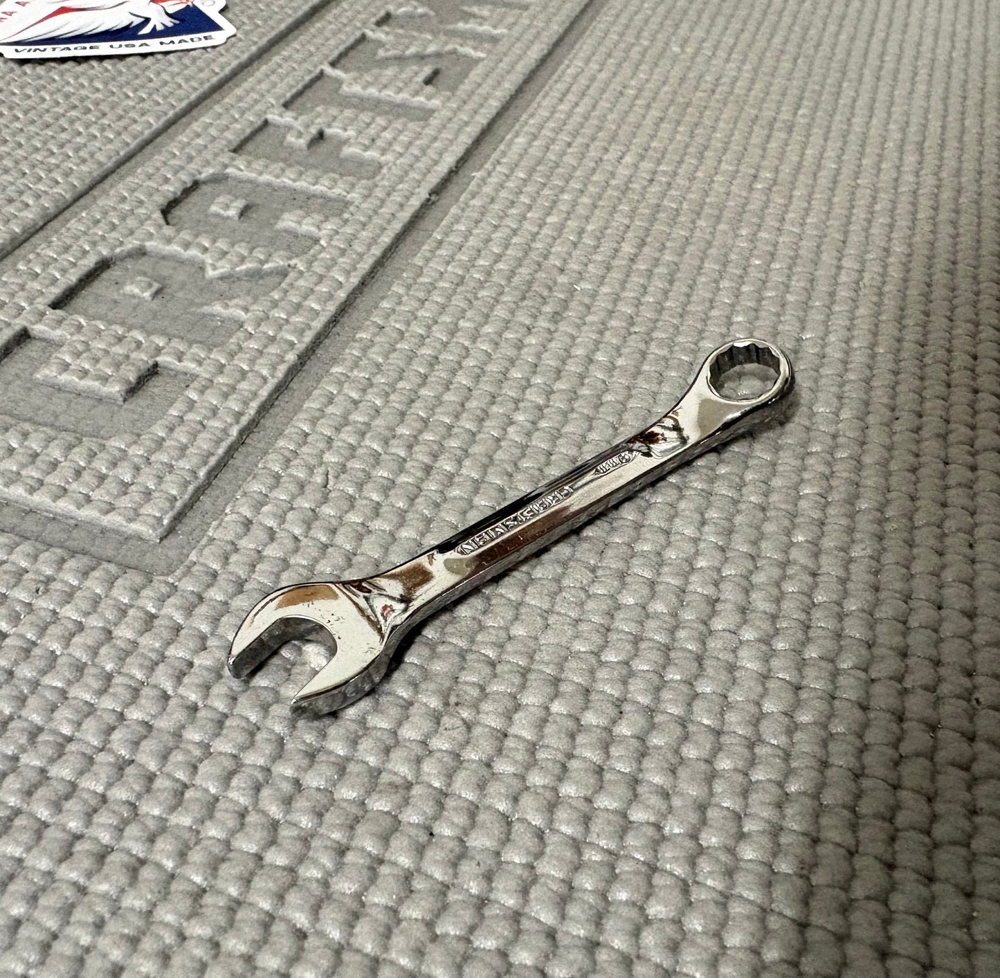 Vintage Craftsman Professional 9mm Stubby Combination Wrench 44112 -VV- USA