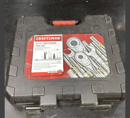 Vintage Craftsman 94pc Easy Read Mechanics Set 37094 USA