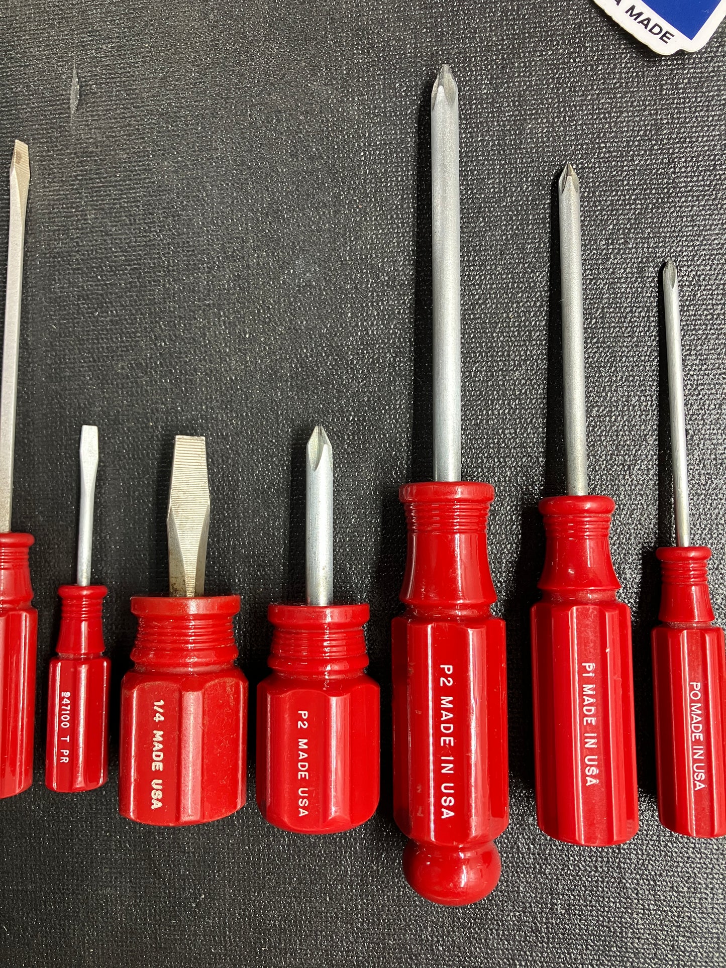 Vintage Craftsman 14pc Red Screwdriver Bundle USA