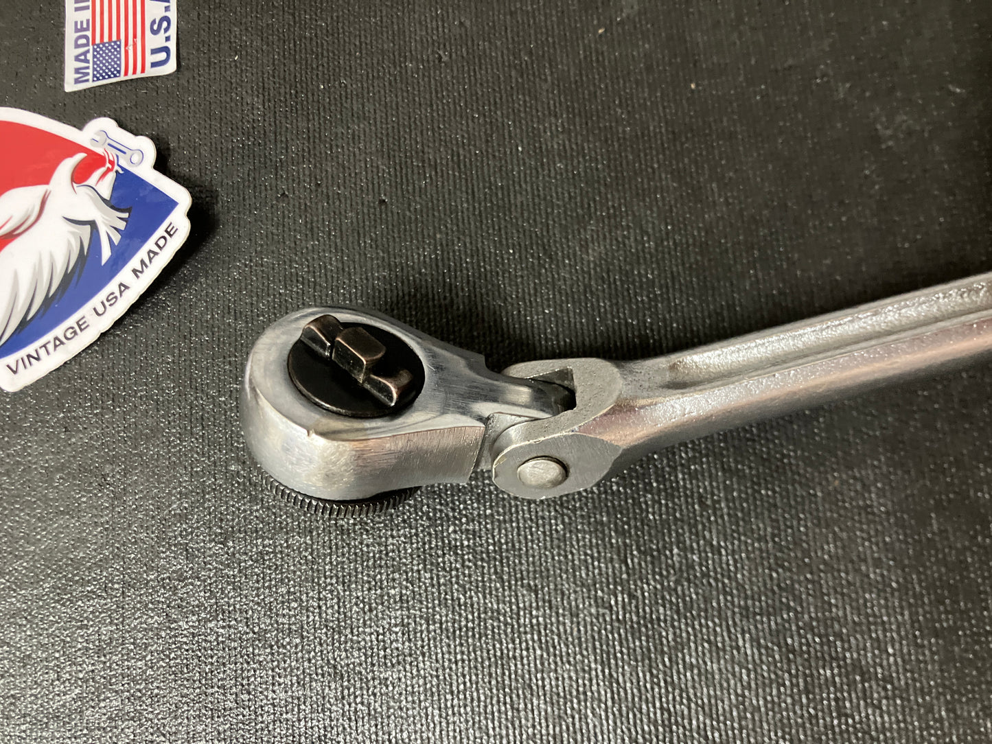 Vintage Craftsman Flex Head RHFT 3/8" Drive Ratchet 42792 -VV- USA Rare