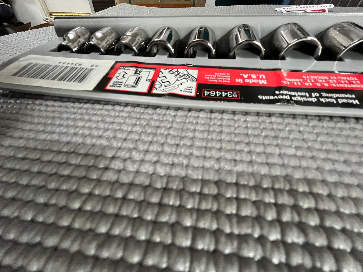 Craftsman USA NOS 3/8” Drive 6 Pt Socket Sets SAE & Metric 34463 34464