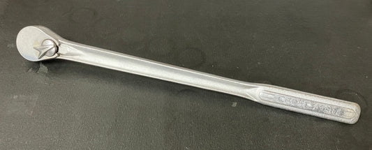 Vintage Craftsman 1/2” Drive 15” Long Handle Butterfly Ratchet USA Chrome Anvil