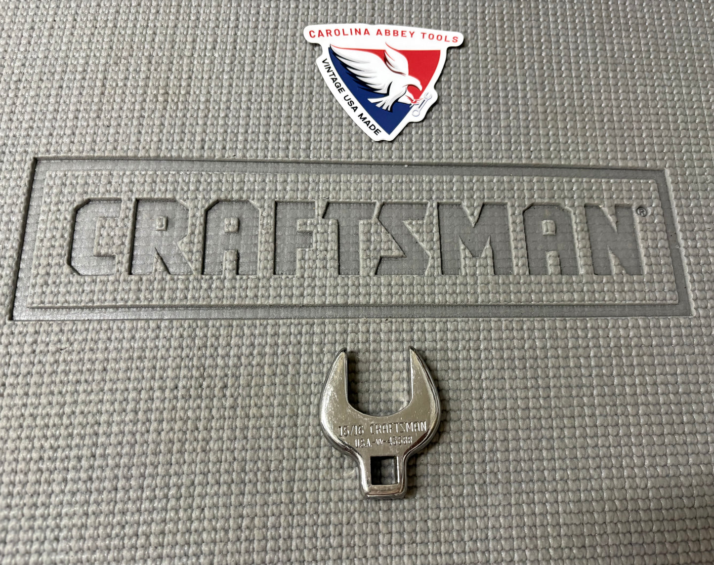 Rare Sears Craftsman 3/8" Drive 15/16” Crowfoot Wrench 43588 -VV- USA