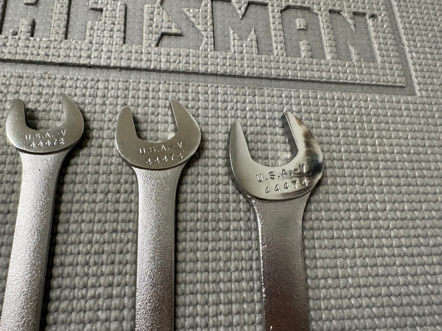 NOS Sears Craftsman 4pc SAE Tappet Wrench Set 44189 USA -V-
