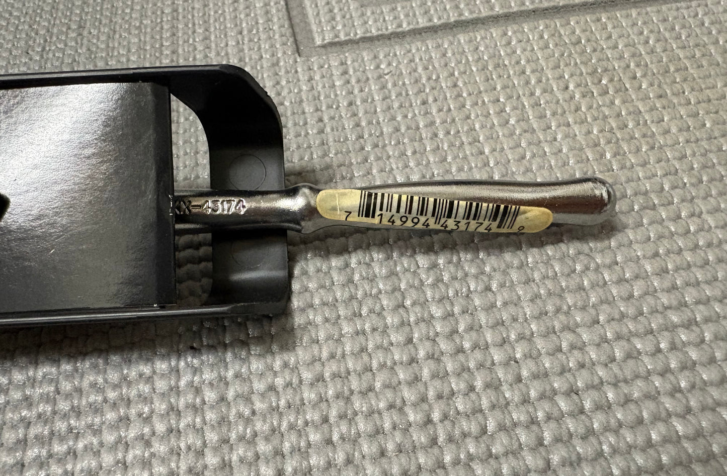 NOS Sears Craftsman USA 1/4” Round Head Tri Wing Ratchet 43174 KX USA