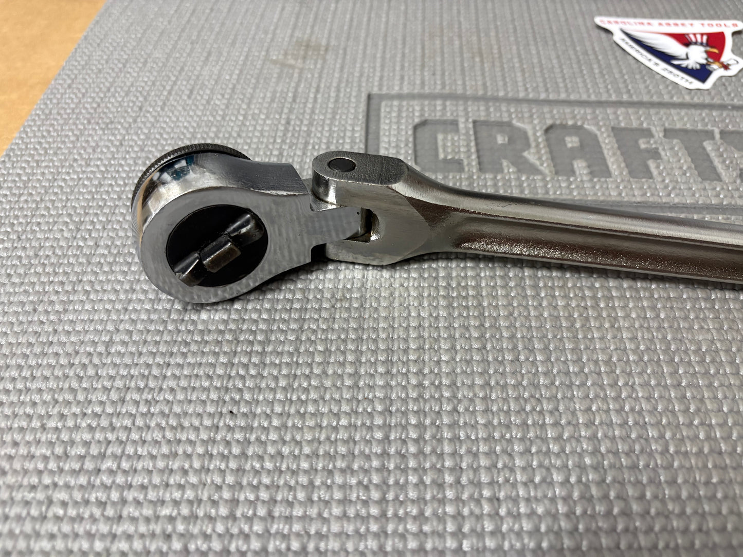 Rare Sears Craftsman 1/2" Drive RHFT Flex Head Ratchet 44983 VVG USA Round Head Fine Tooth