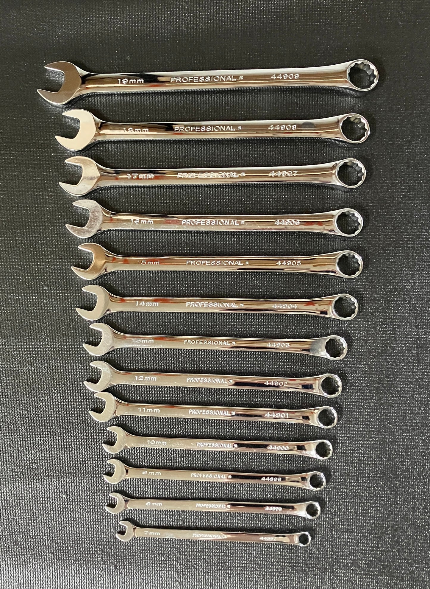 Vintage Craftsman Professional 13pc Long Metric Wrench Set 7-19mm 44896 USA