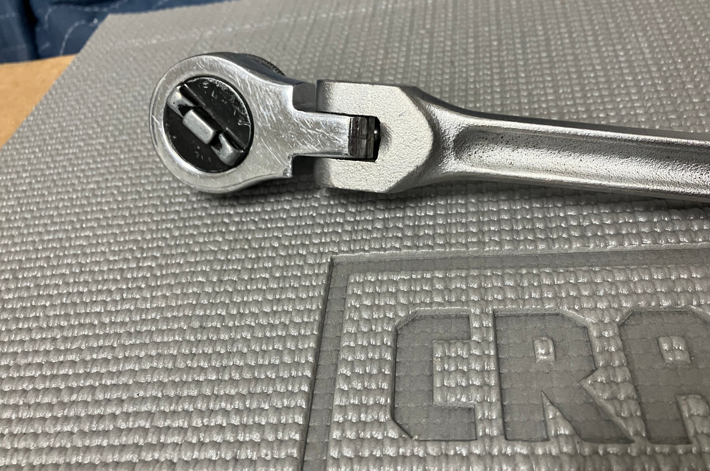 Vintage Sears Craftsman 1/2” Drive RHFT Flex Head Ratchet 44973 USA -V- Series