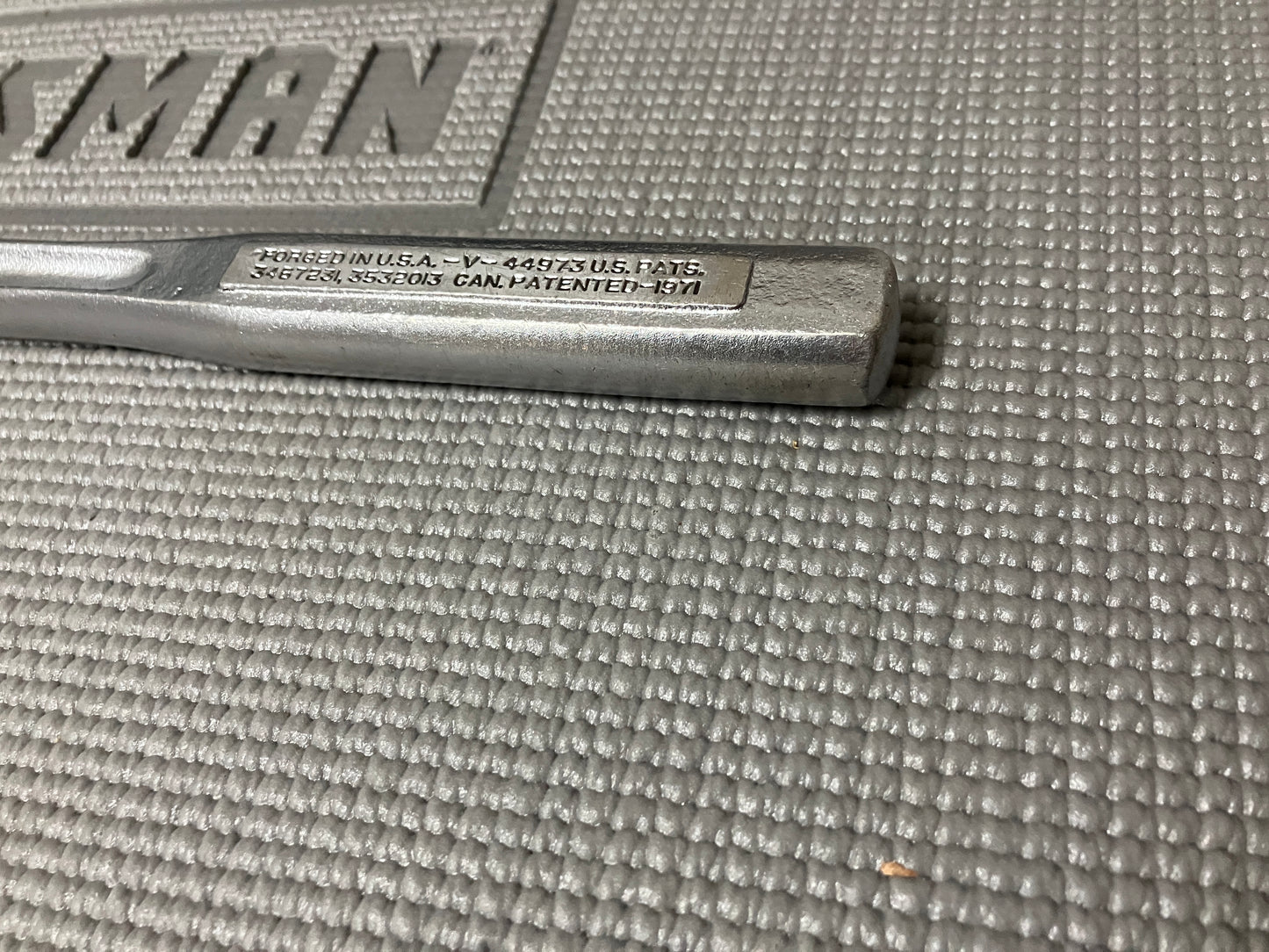 Vintage Sears Craftsman 1/2” Drive RHFT Flex Head Ratchet 44973 USA -V- Series