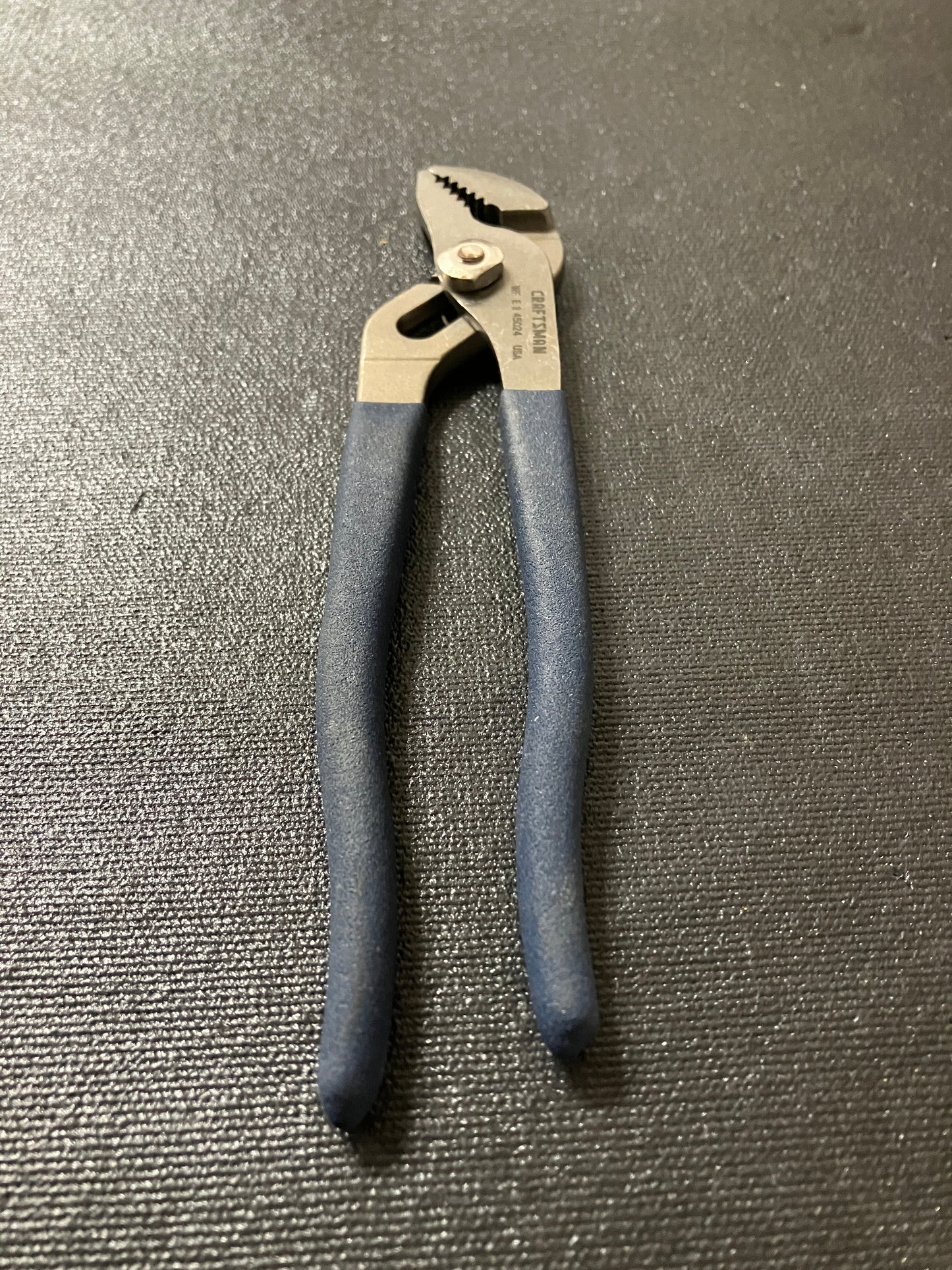 Vintage Craftsman 7” Arc Joint (Water Pump) Pliers Blue Handle 45024 WF USA