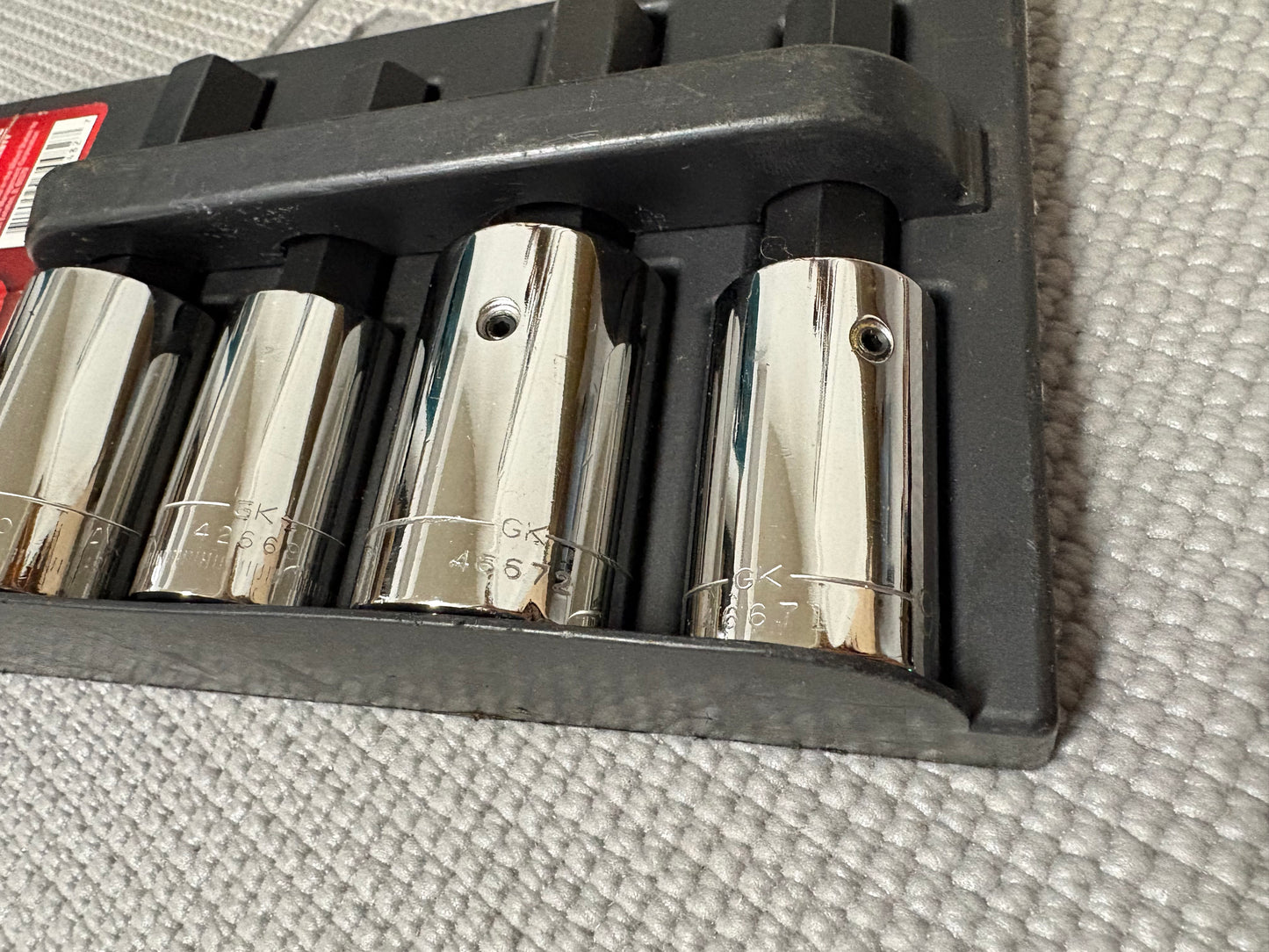NOS Sears Craftsman USA 34482 Hex Bit Socket Set 1/2” Drive 9/16" 5/8" 14/17mm
