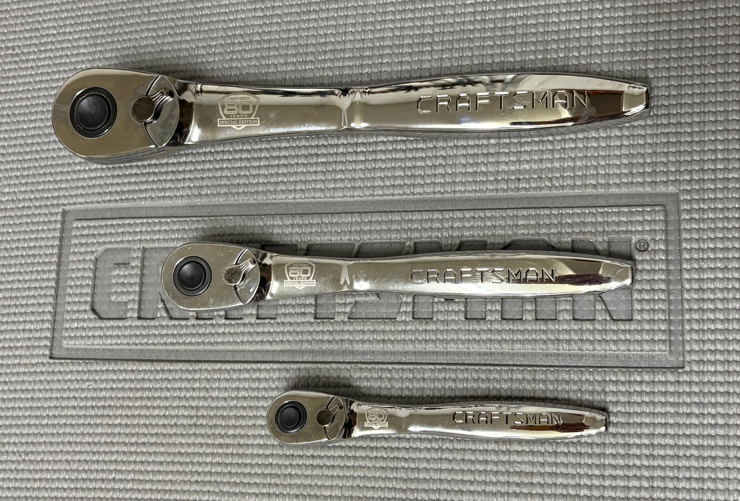 Sears Craftsman USA 80th Anniversary Thin Profile Ratchet Set 44993