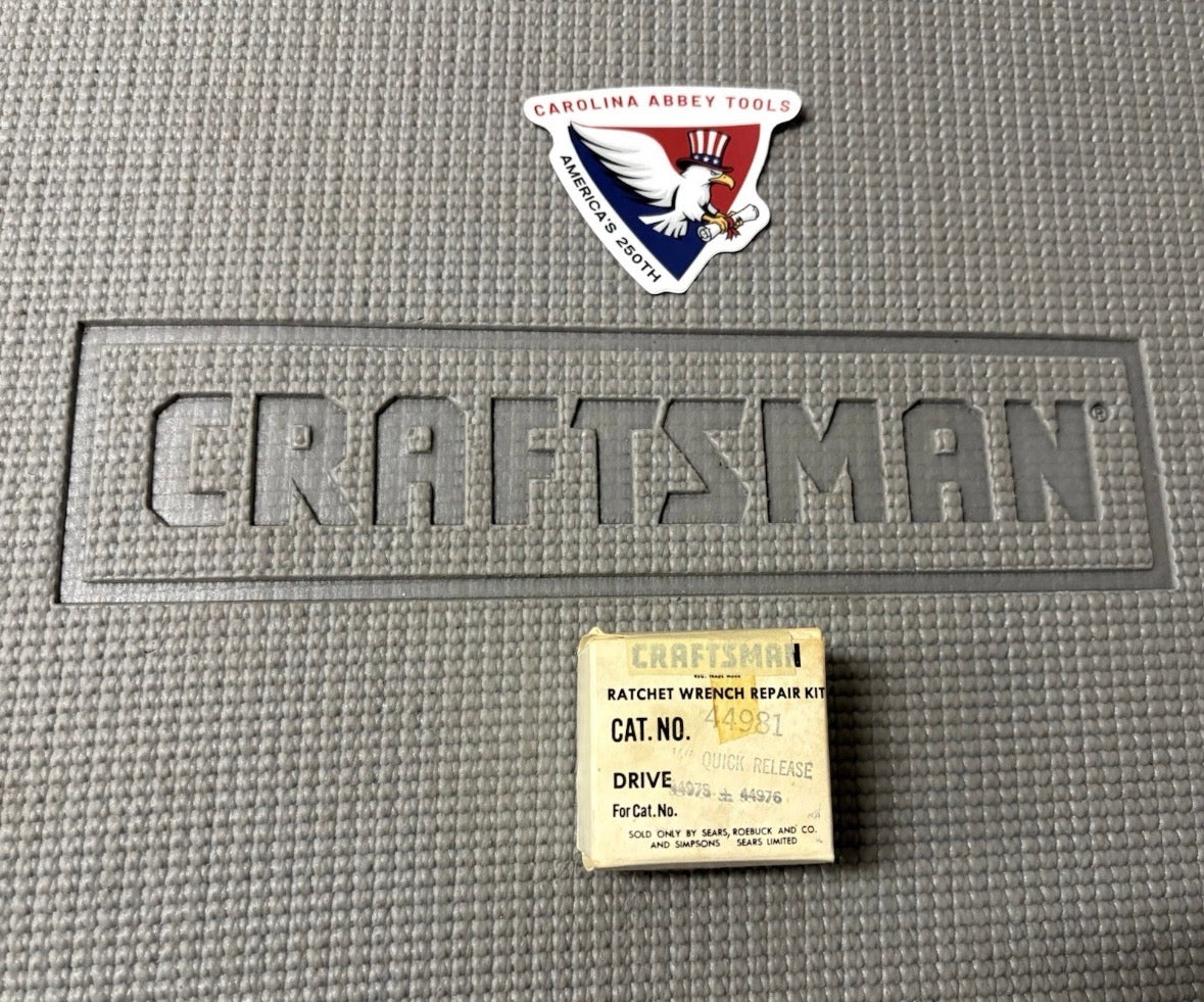 NOS Sears Craftsman 44981 1/2” Dr Ratchet Repair Kit 44975 44976