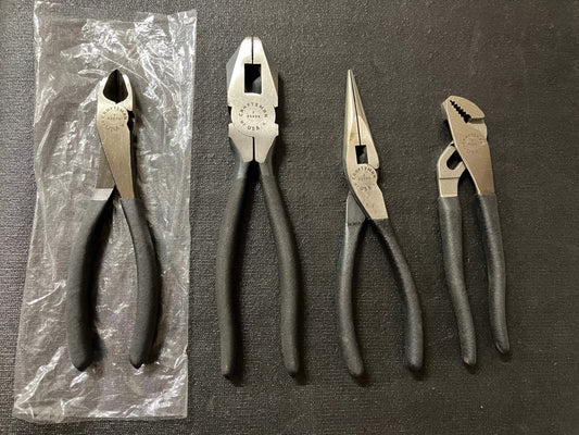 Vintage Craftsman 4pc Plier Bundle USA