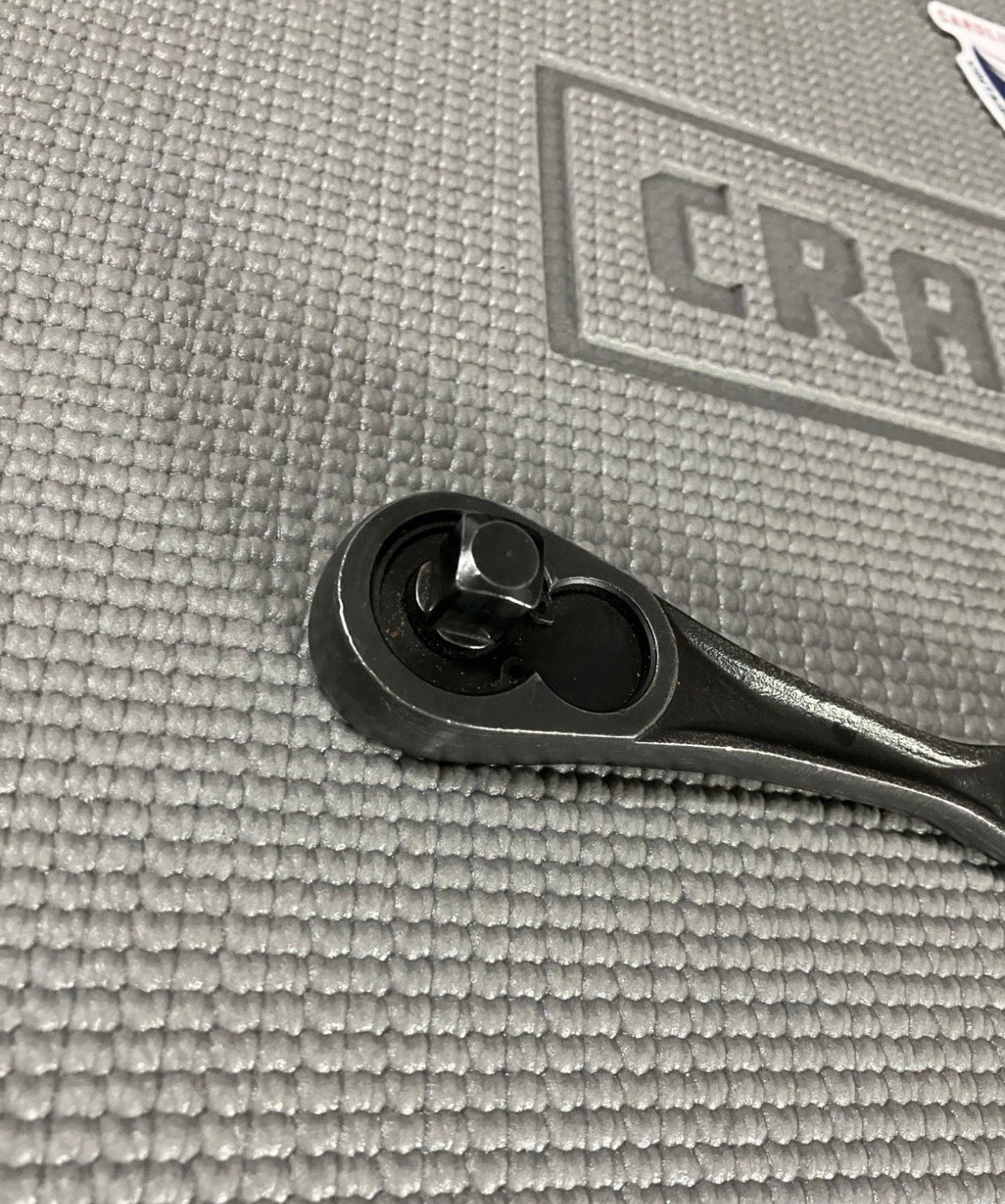 Rare Sears Craftsman 3/8” Drive Black Oxide Ratchet 44837 VM USA