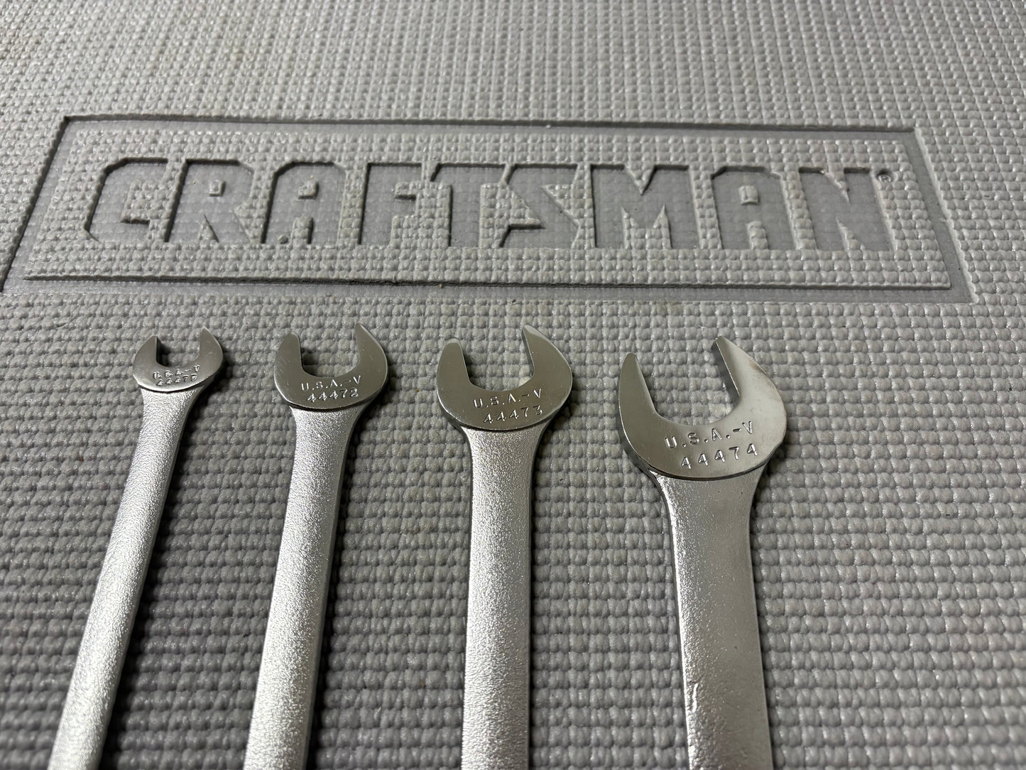 NOS Sears Craftsman 4pc SAE Tappet Wrench Set 44189 USA -V-