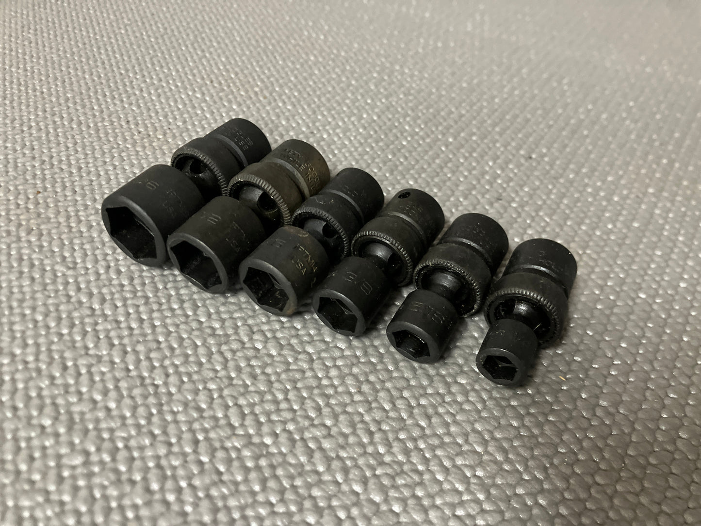 Snap On 106IPTMA 6pc SAE Shallow Swivel Impact Socket Set 1/4” Drive 1/4-9/16”