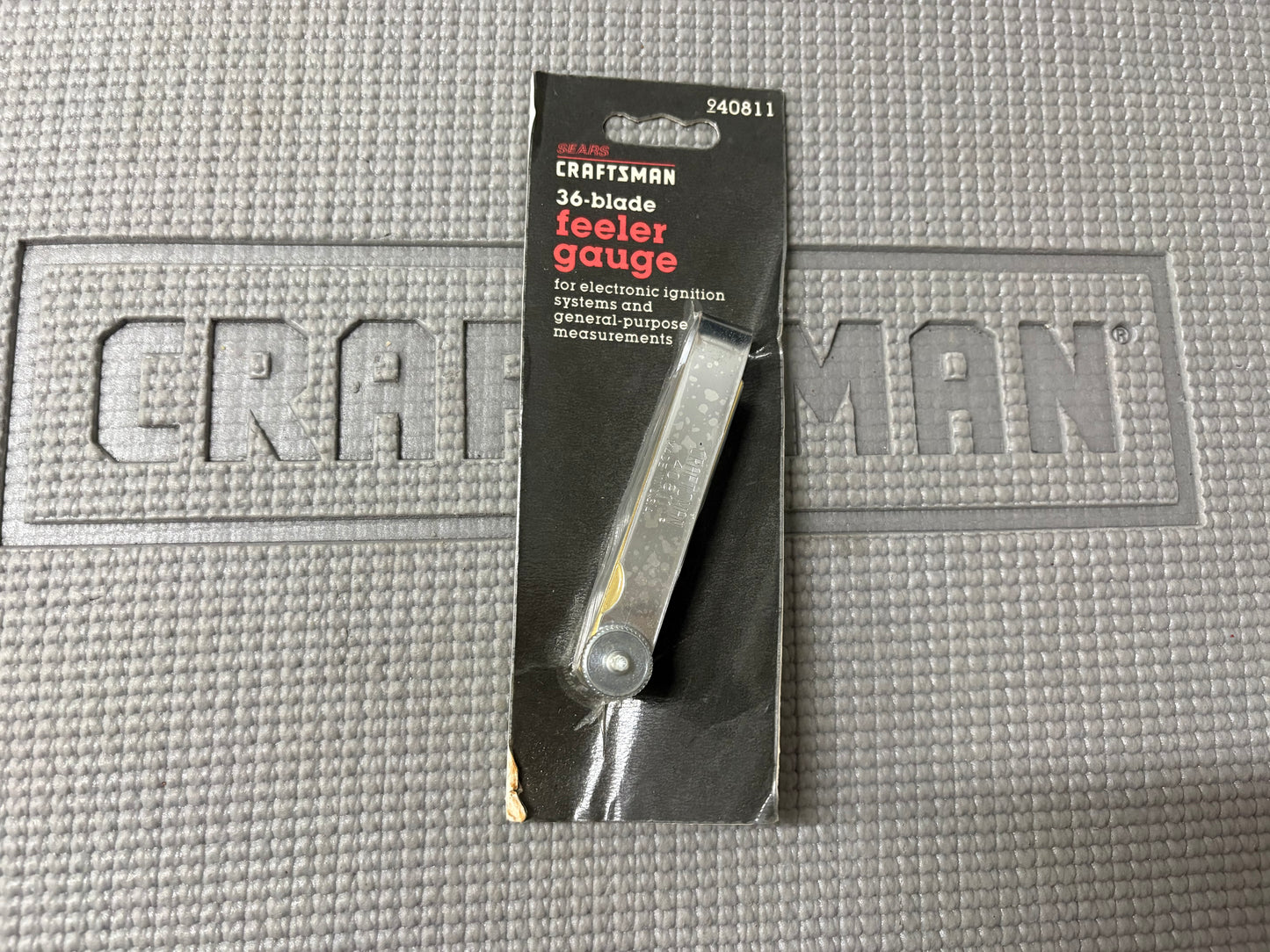 NOS Sears Craftsman USA 36 Blade Feeler Gauge 40811 USA Made