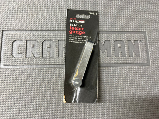 NOS Sears Craftsman USA 36 Blade Feeler Gauge 40811 USA Made