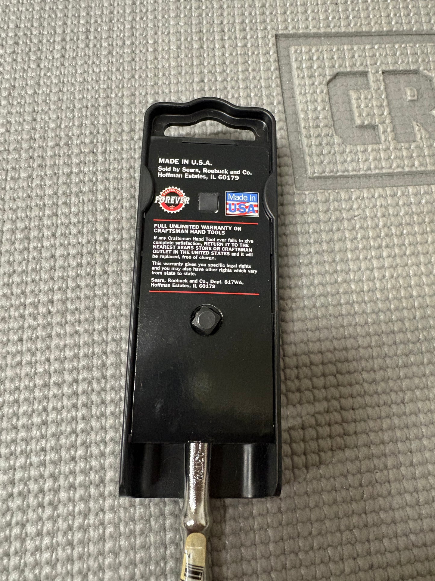 NOS Sears Craftsman USA 1/4” Round Head Tri Wing Ratchet 43174 KX USA