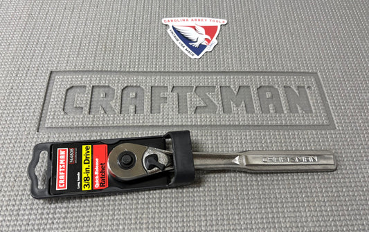 NOS Sears Craftsman USA 3/8” Drive Quick Release Ratchet 44808 Long Handle