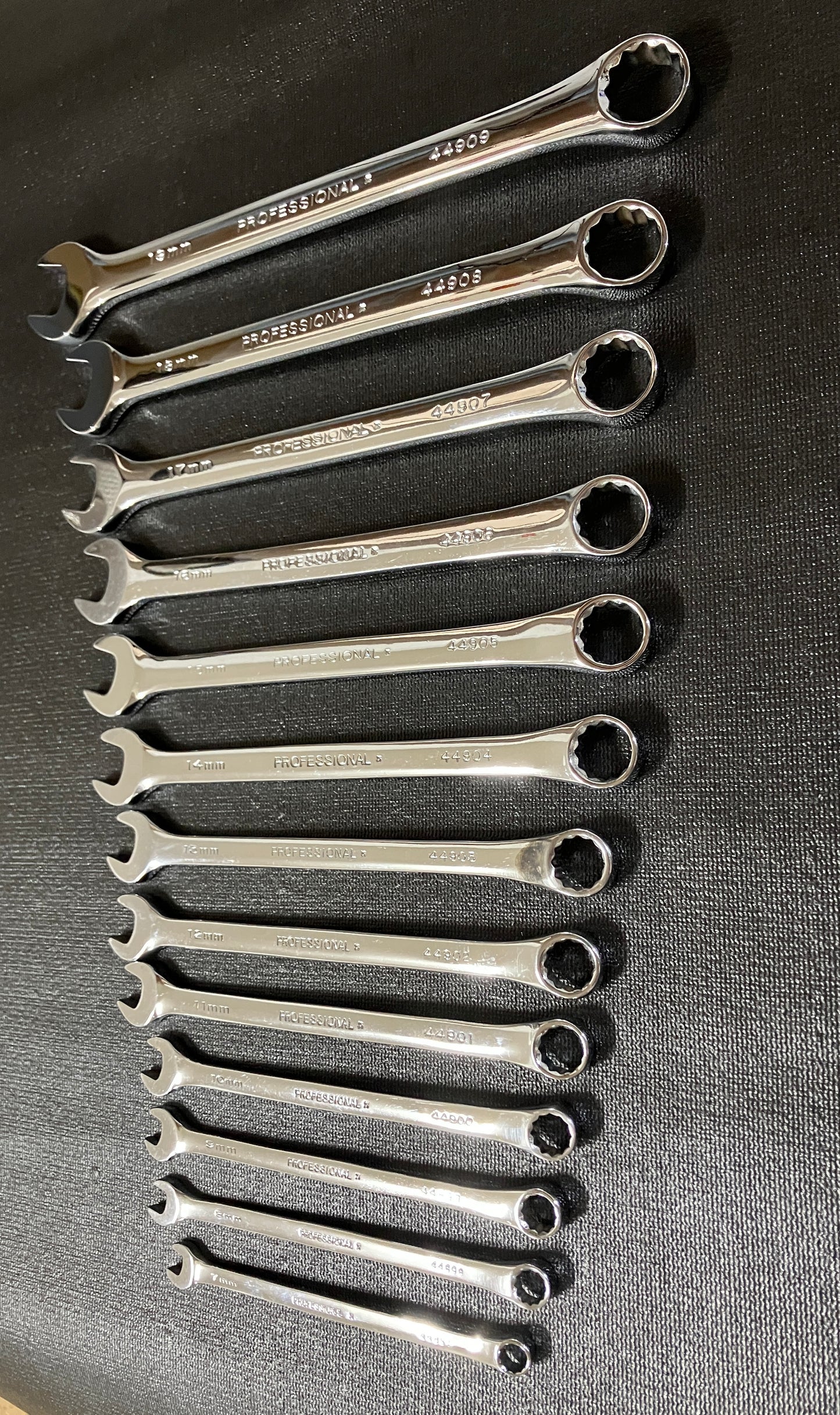 Vintage Craftsman Professional 13pc Long Metric Wrench Set 7-19mm 44896 USA