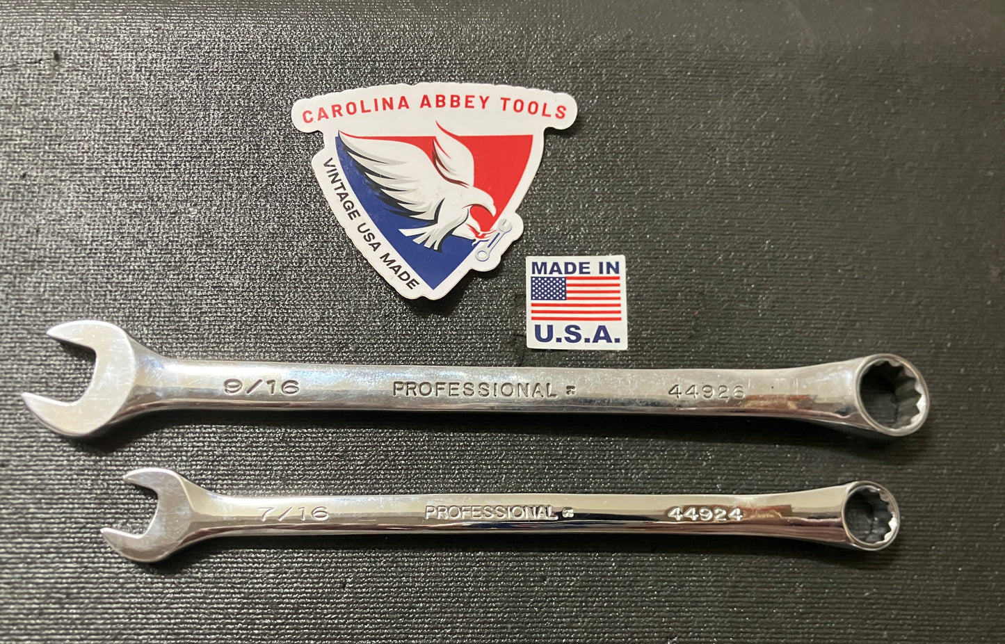 Vintage Craftsman Professional 2pc SAE Wrench Bundle USA