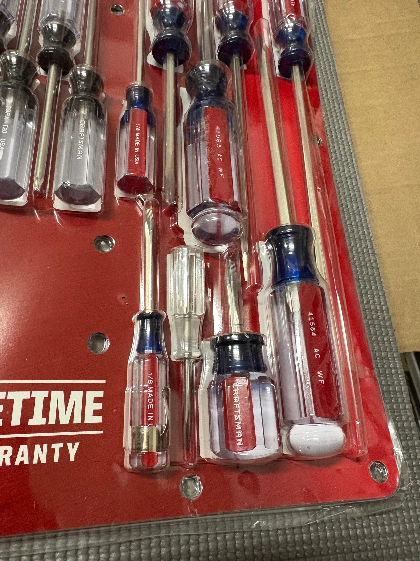 NOS Sears Craftsman Huge 23pc Screwdriver Set 31796 WF USA