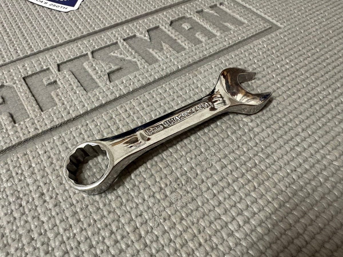 Sears Craftsman Professional 16mm Stubby Combination Wrench 44140 VV USA