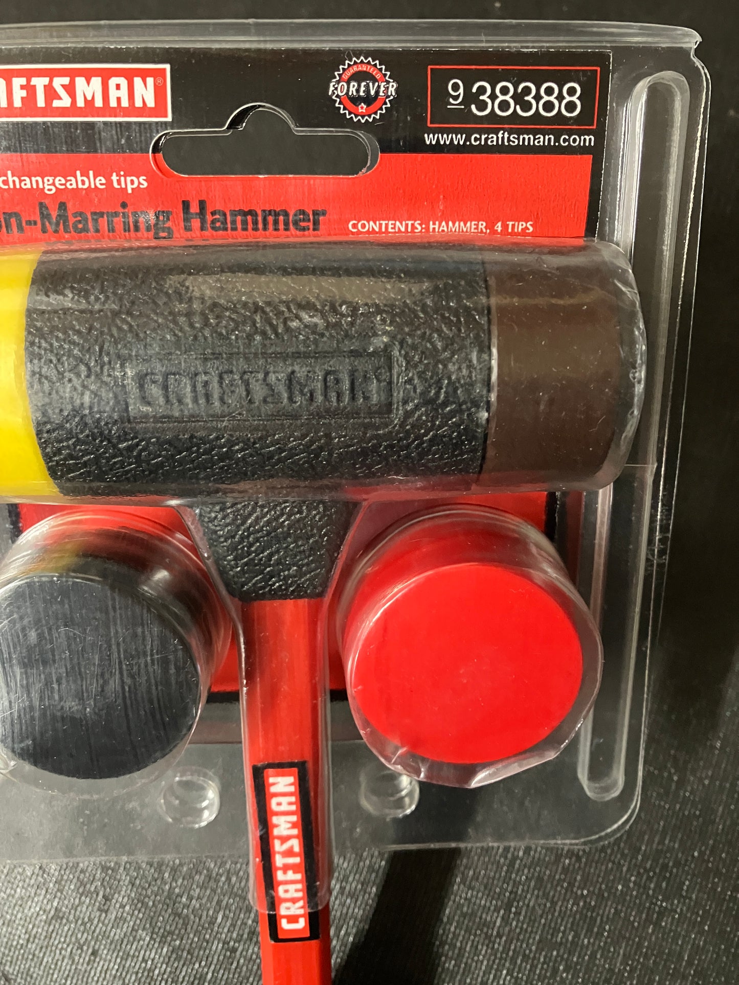 NOS Vintage Craftsman Non-Marring Hammer + 4 Tips NOS 38388 USA