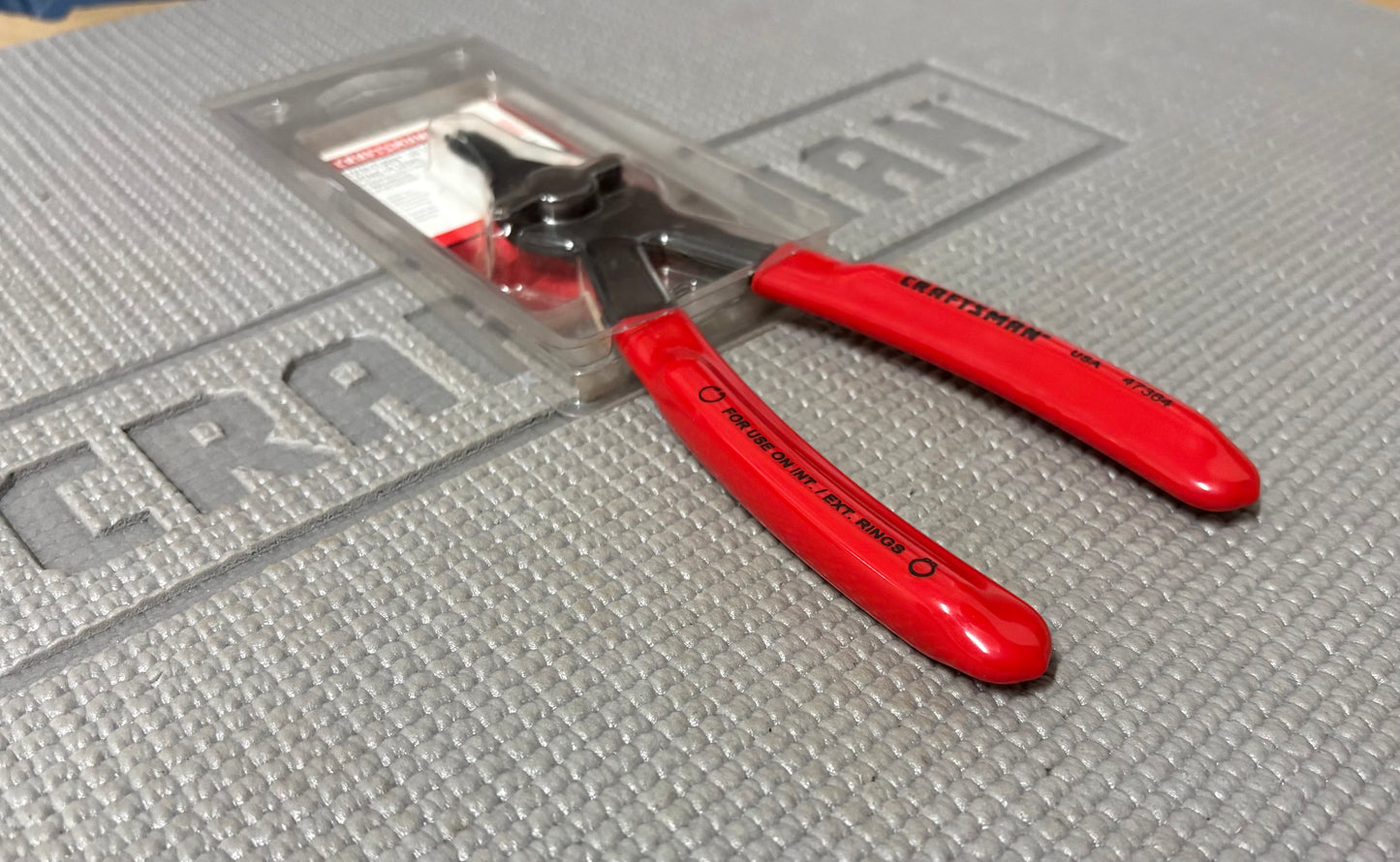 NOS Craftsman USA Qtr-Turn Convertible Retaining Snap Ring Pliers 47384 New!