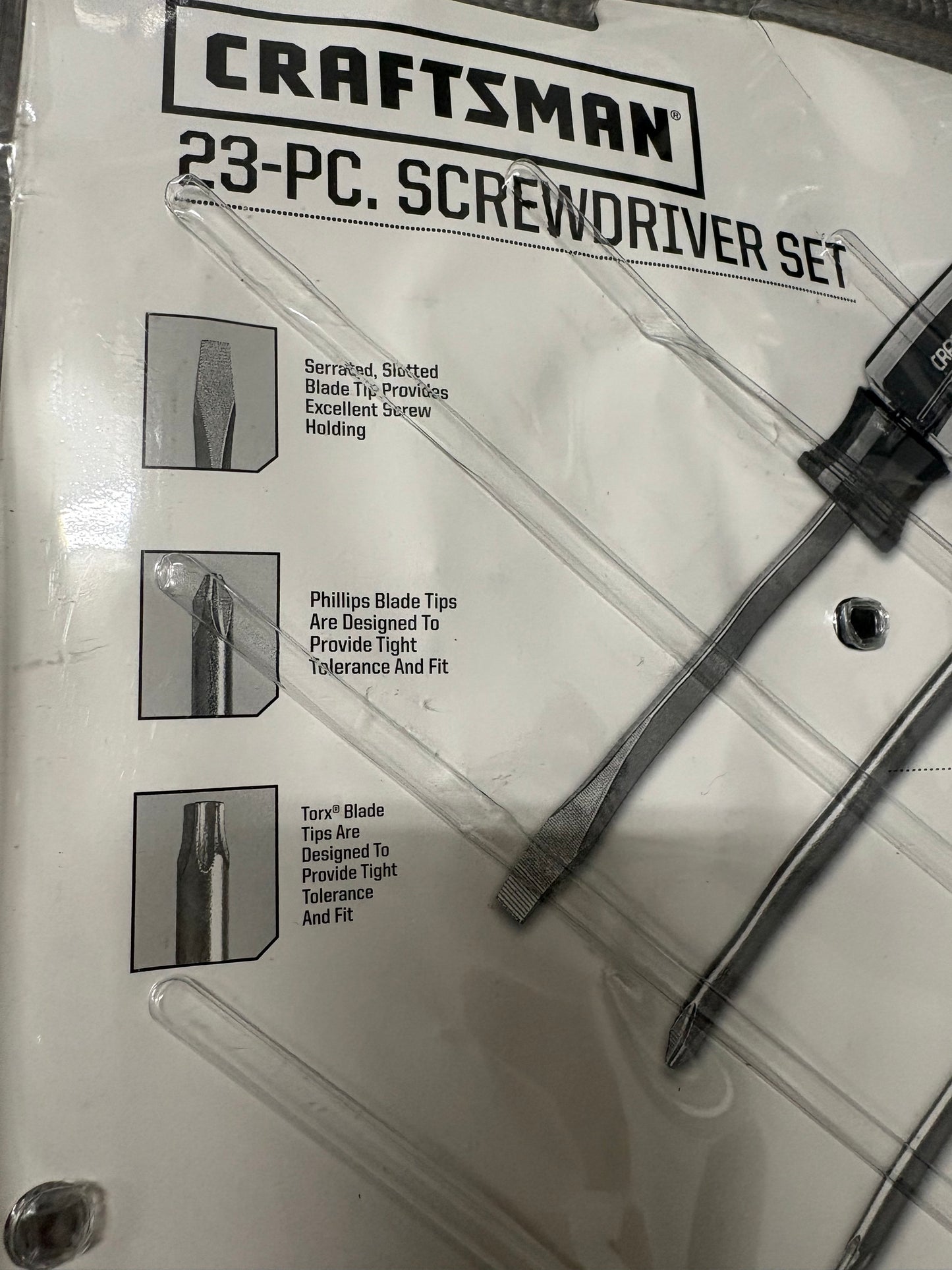NOS Sears Craftsman Huge 23pc Screwdriver Set 31796 WF USA
