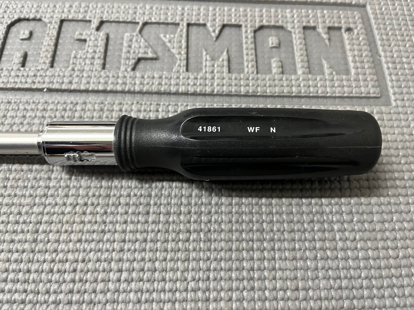 Sears Craftsman Reversible Ratcheting  Screwdriver Black Handle 41861 WF USA