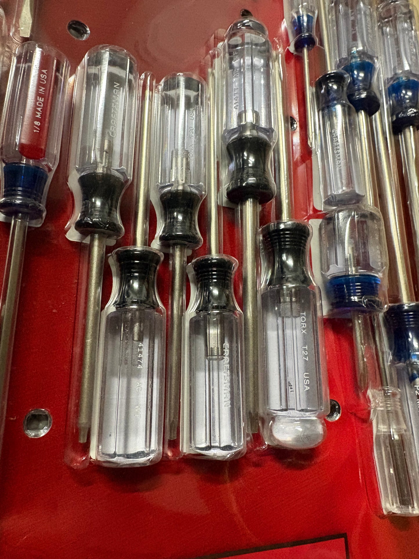 NOS Sears Craftsman Huge 23pc Screwdriver Set 31796 WF USA