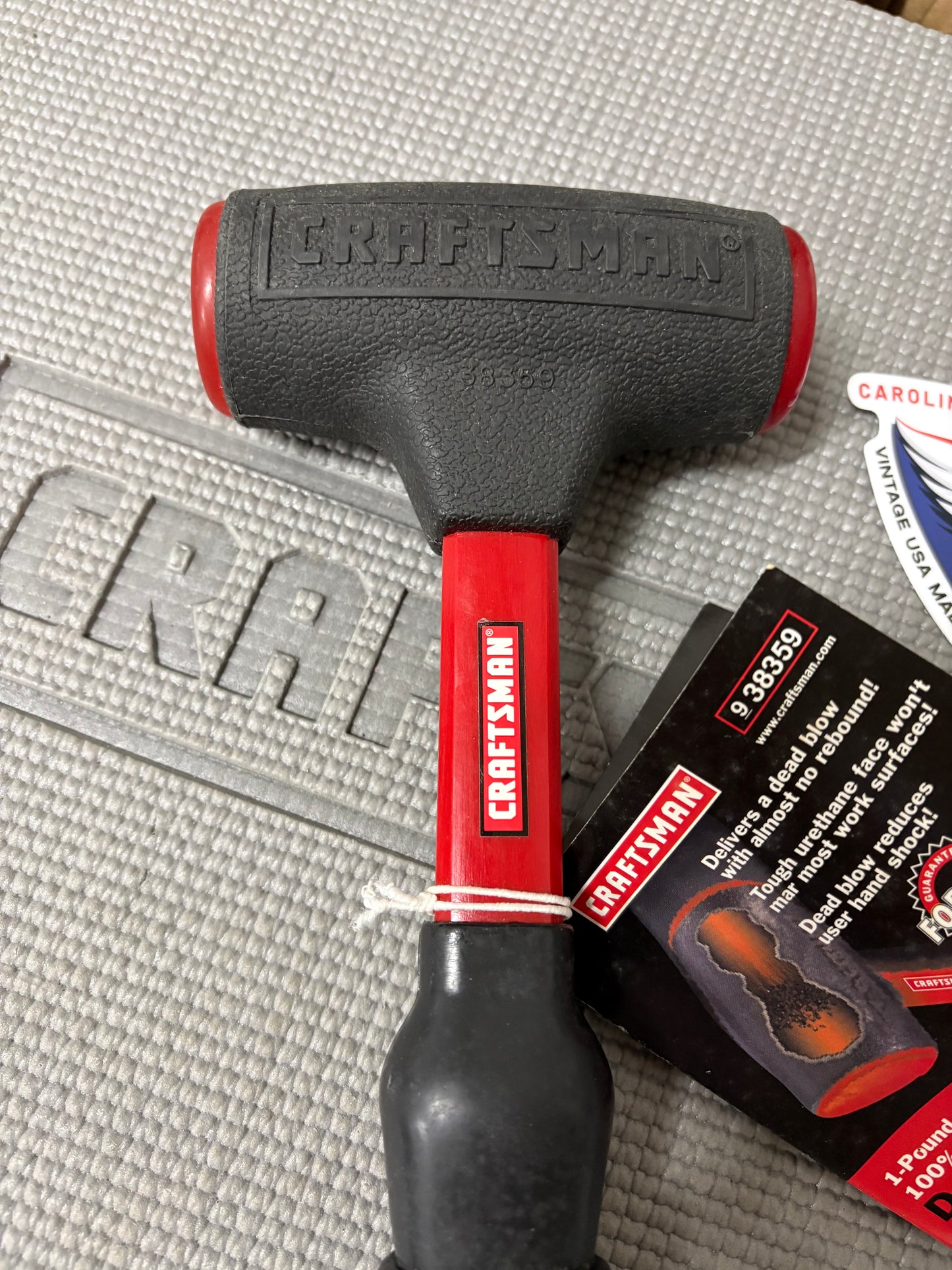 NOS Sears Craftsman 1Lb Dead Blow Hammer 38359 Made in USA