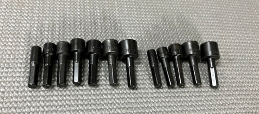 OEM Sears Craftsman USA 12pc Nutdriver Bit Set Rare Metric & Sae Tool Set Filler