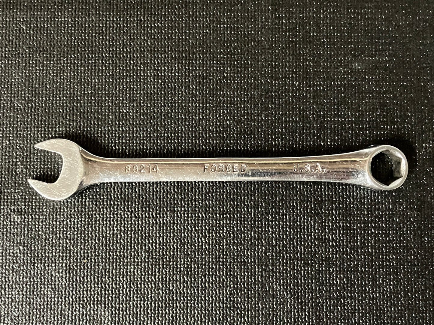 SK Hand Tools 88214 7/16” 6 Point Combination Wrench Full Polish USA