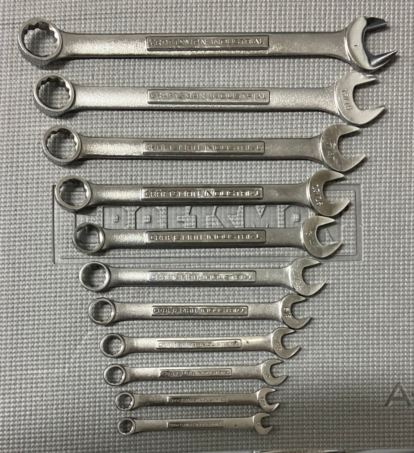 Sears Craftsman Industrial 11pc SAE Combination Wrench Bundle -VA- USA