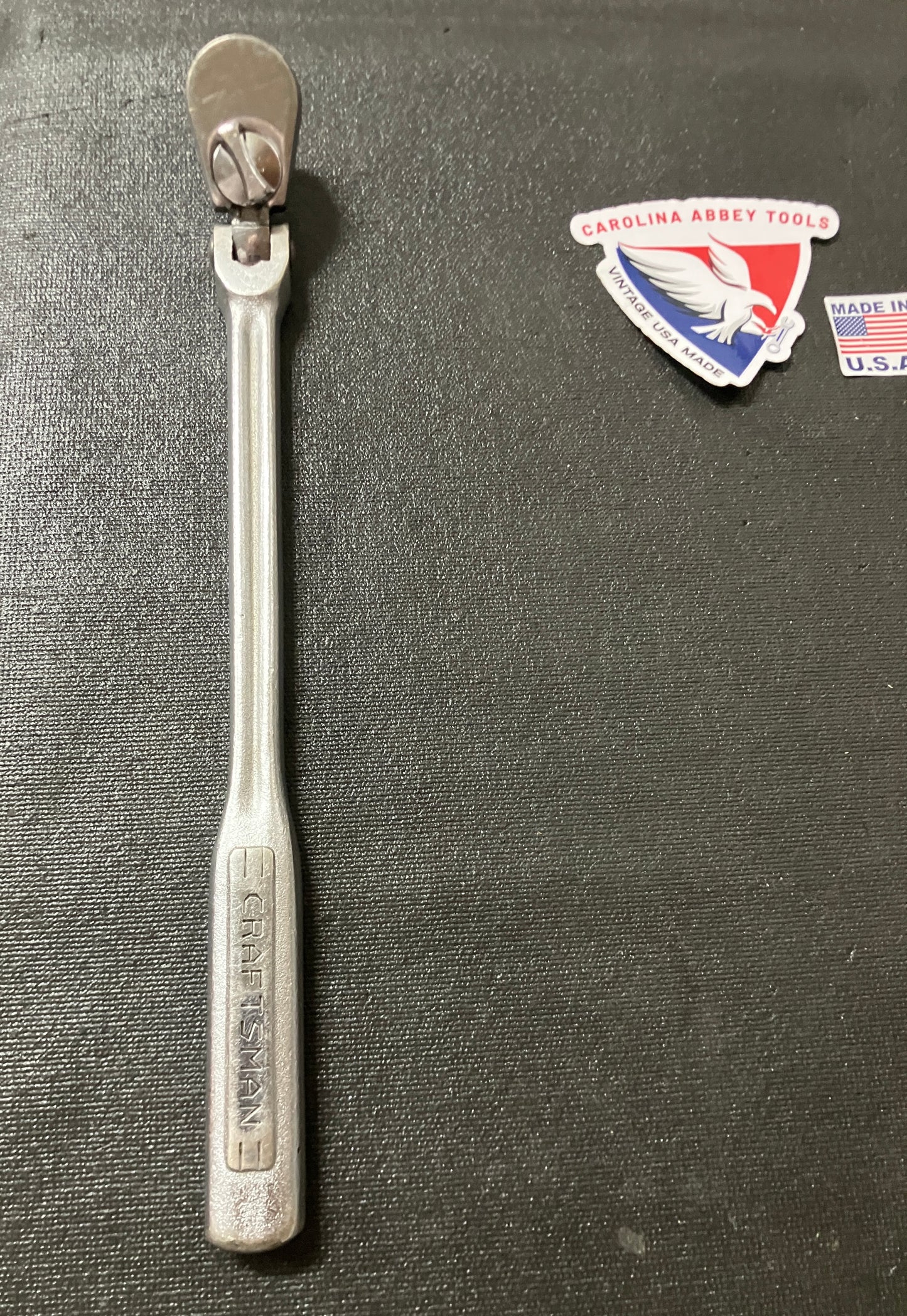 Vintage Craftsman Intermediate Flex Head 3/8” Drive Ratchet =V= 4279 USA
