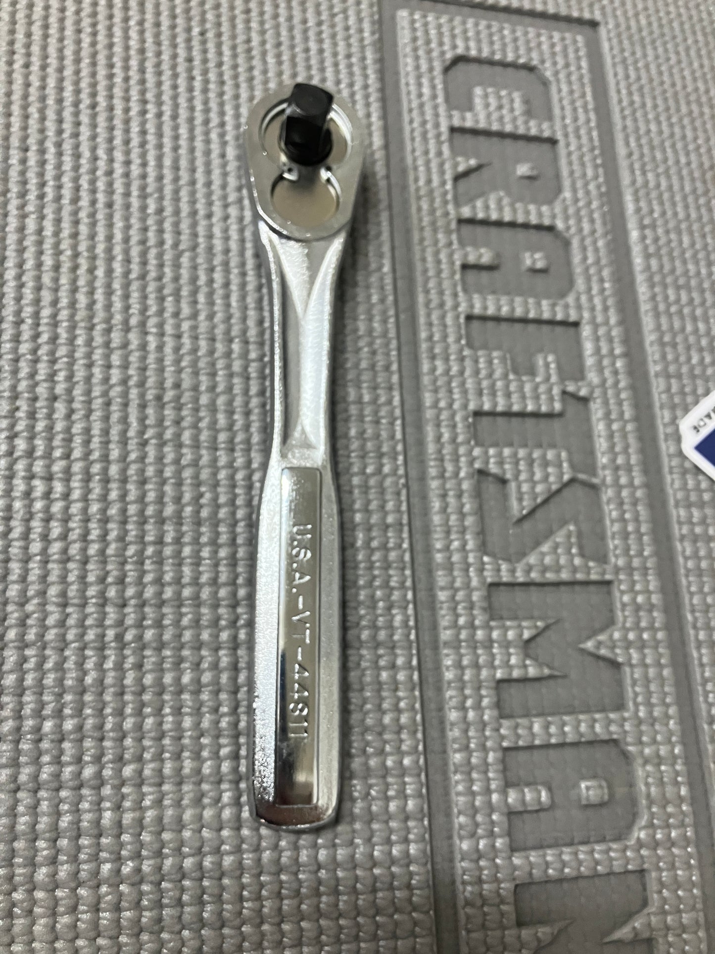 NOS Vintage Sears Craftsman 3/8” Dr Quick Release Ratchet 44811 USA VT Brand New