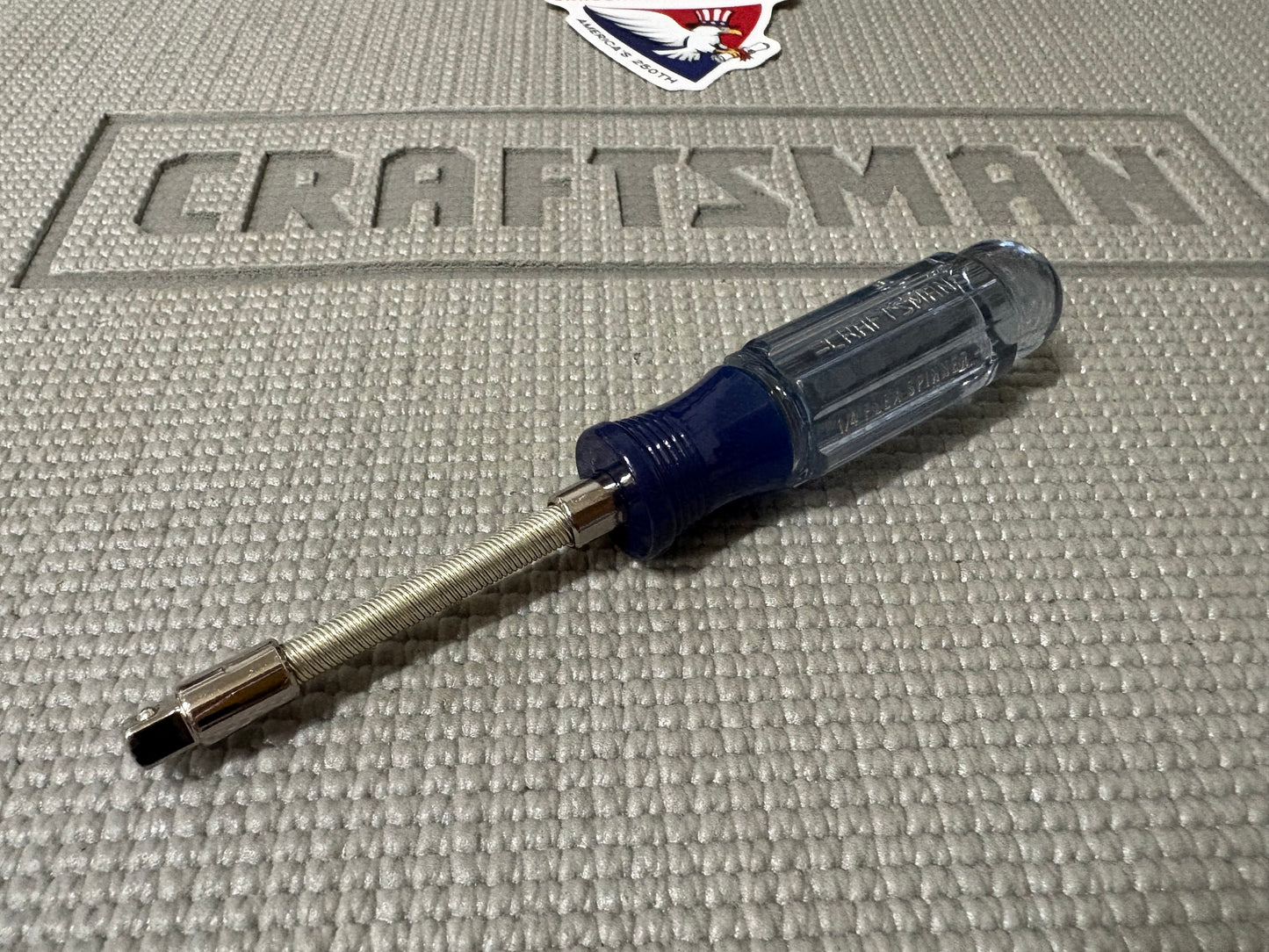 NOS Sears Craftsman 1/4” Flex Spinner Handle 4355 -H- USA Rare!