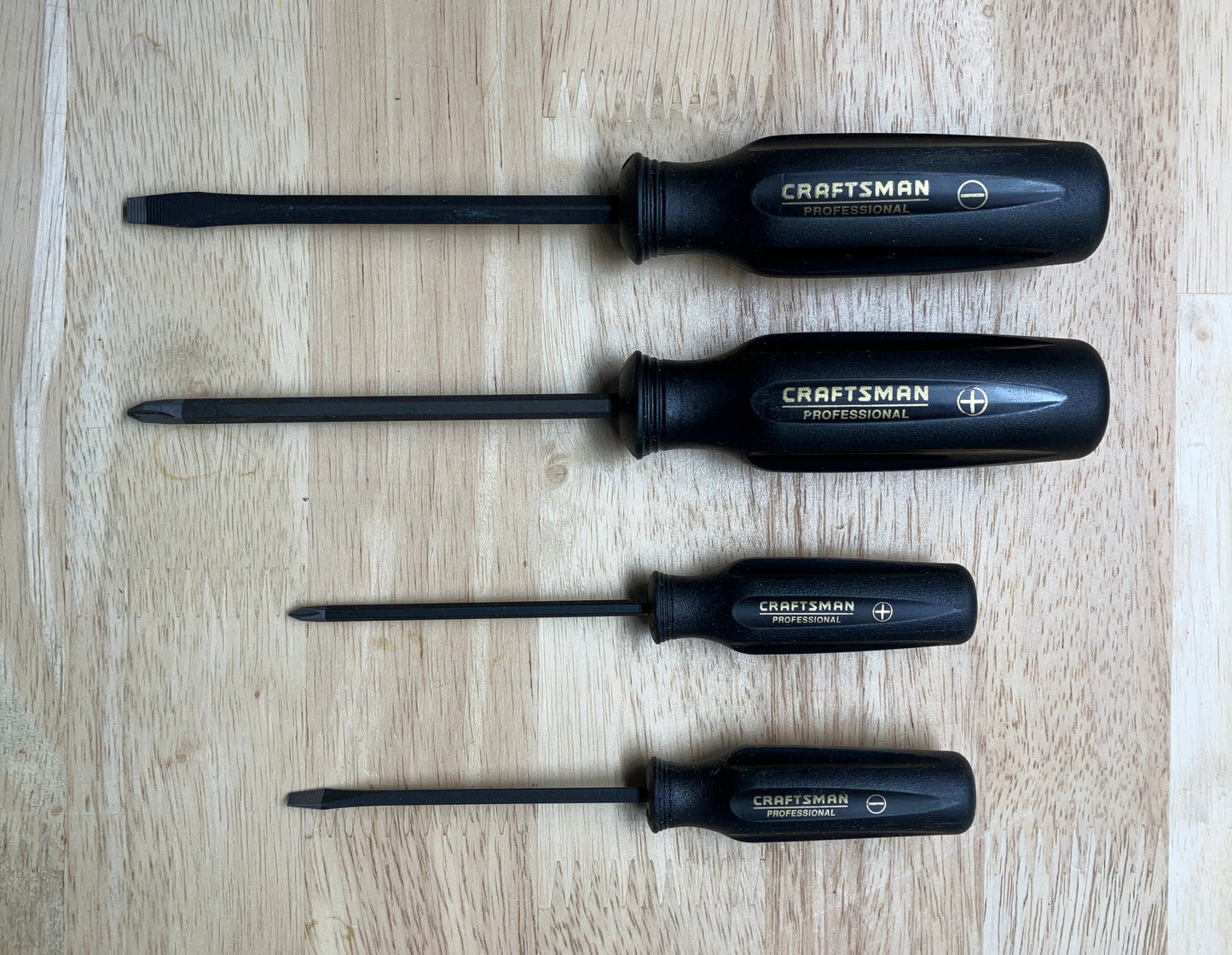 Vintage Craftsman Professional 4pc Screwdriver Set USA