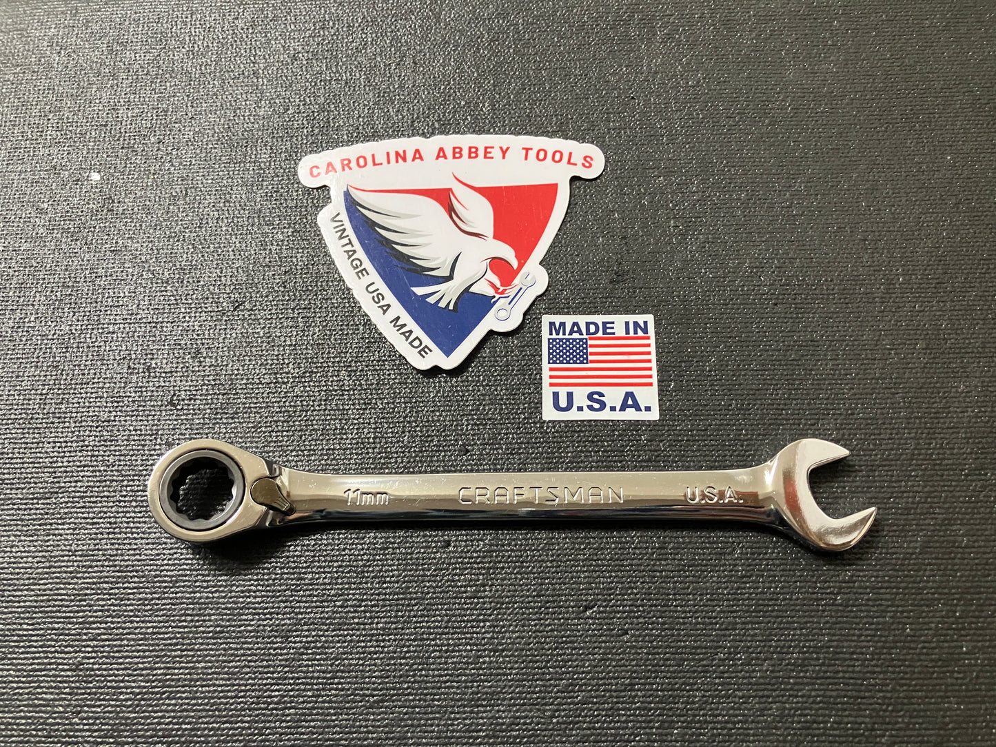 Vintage Craftsman 11mm Reversible Ratcheting Wrench 42422 GK-F Made In USA